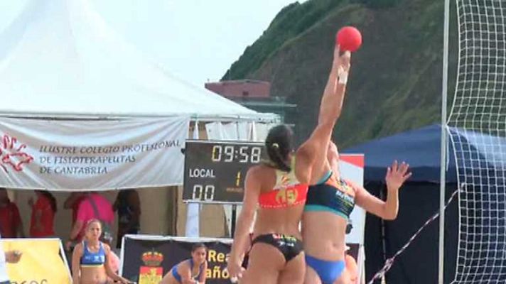 Balonmano - Balonmano playa - Campeonato de España. Laredo