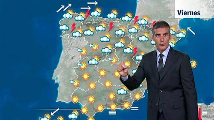 El tiempo - Estabilidad y lluvias en el norte durante viernes y sábado