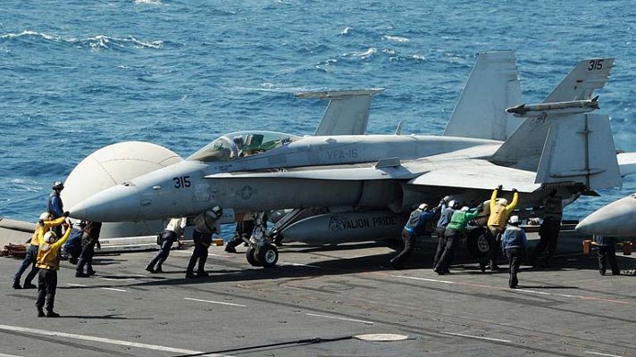 Telediario 1 - EE.UU. bombardea Irak por primera vez desde 2011