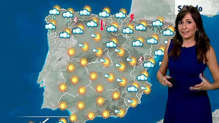 El tiempo - Tormentas en Navarra y noroeste de Aragón