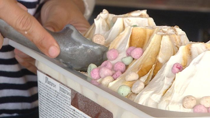 Telediario 1 - Consumo de helados en España
