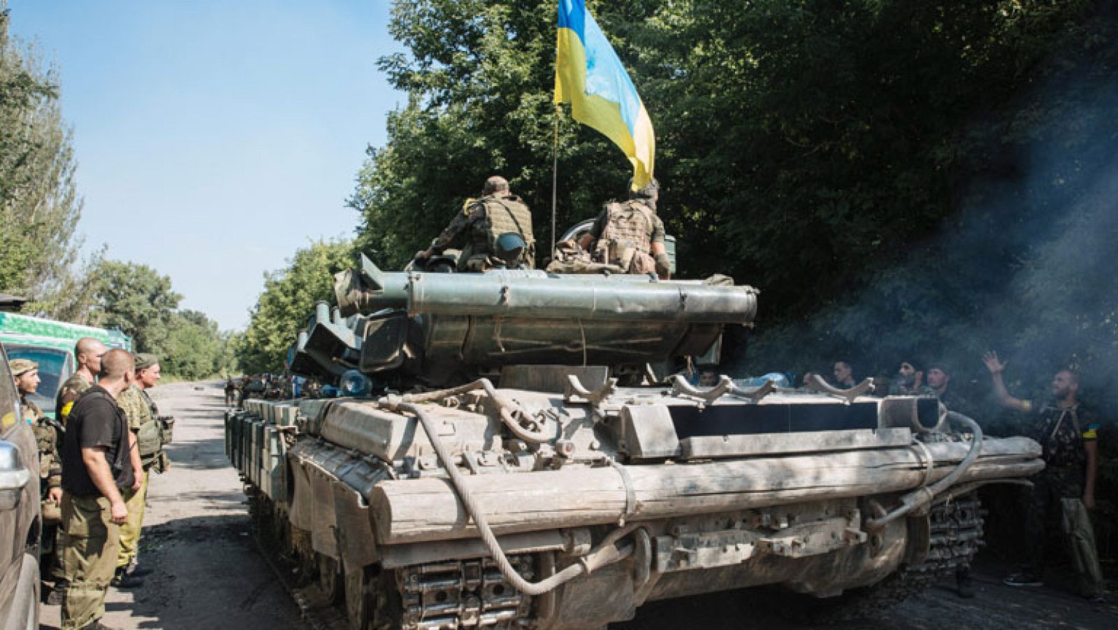 Las tropas ucranianas rodean la ciudad rebelde de Donetsk