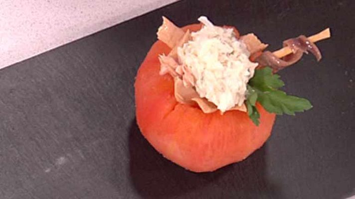 RTVE Cocina - Tomates rellenos de ventresca con salsa tártara
