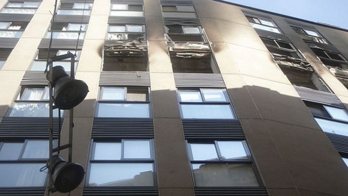 Telediario 1 - Apuntan a una explosión de butano provocada