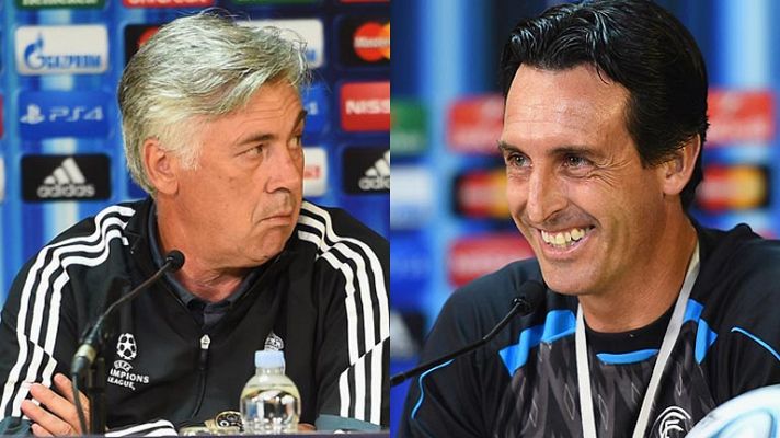 Telediario 1 - Ancelotti y Emery confían en la victoria de sus equipos