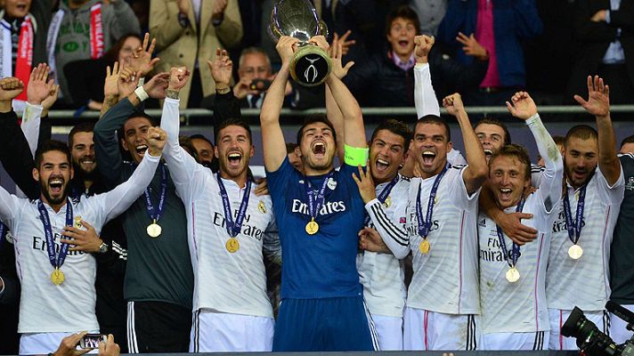 Champions League - Así festejó la Supercopa el Madrid