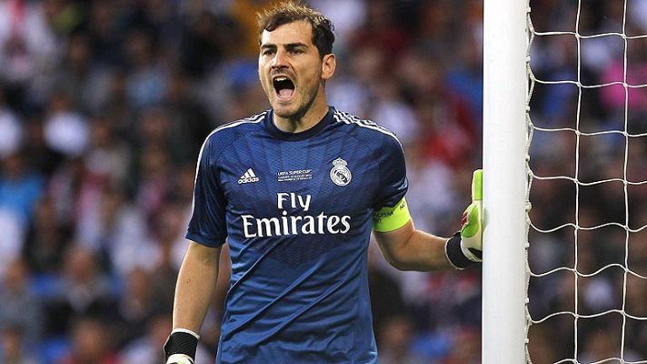Telediario 1 - Casillas supera la primera prueba de fuego