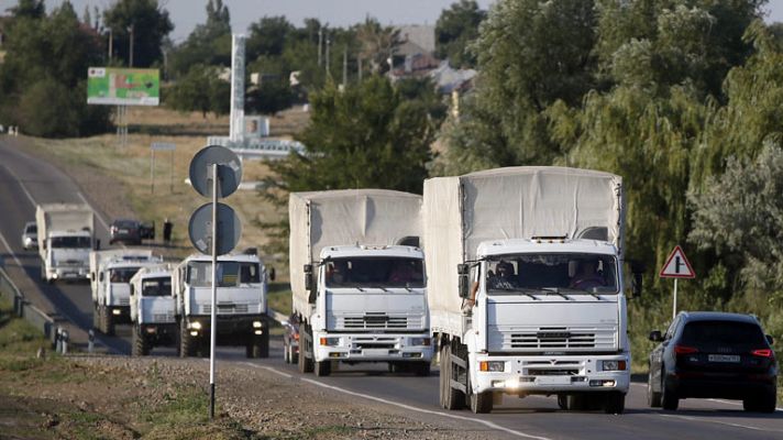 Telediario 1 - La UE pide a Rusia que ponga fin a las hostilidades