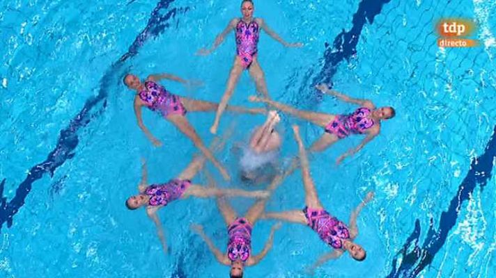 Natación - Natación sincronizada - Cto. Europa: Final libre equipos
