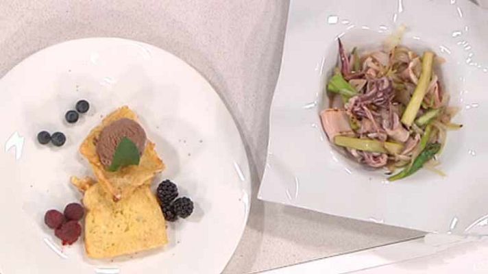 RTVE Cocina - Chipirones a la plancha y torrijas