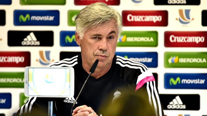 Telediario 1 - Ancelotti: "No creo que Simeone cambie el estilo de partido"