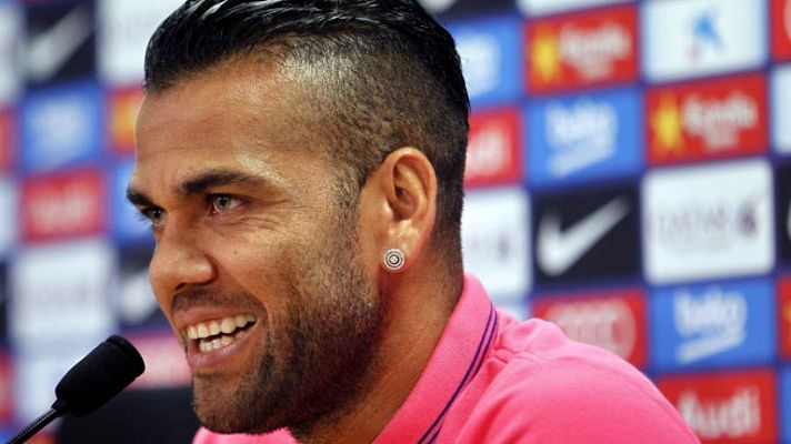 Telediario 1 - Alves: "Nunca me he visto fuera"
