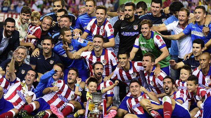 Telediario 1 - El Atlético, supercampeón de España 2014