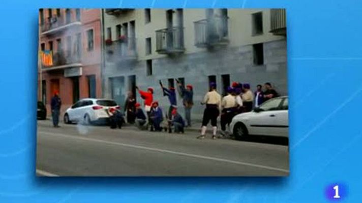 Telediario 1 - El PP de Cataluña denuncia a los trabuqueros de Cardedeu