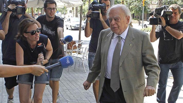 Telediario 1 - Pujol sobre comparecer: "Me lo han de comunicar"