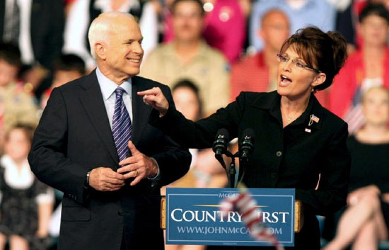 Sarah Palin es la candidata de McCain a la vicepresidencia
