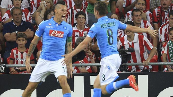 Champions League - Hamsik hace enmudecer San Mamés (0-1)