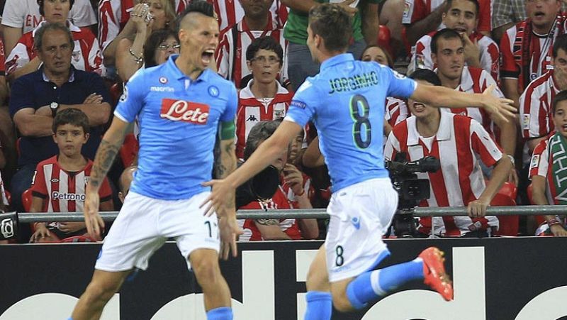 Hamsik hace enmudecer San Mamés (0-1)