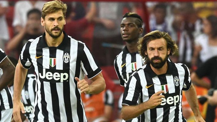 Telediario 1 - El Atlético, contra la potente 'Juve' y el Olympiacos de Míchel