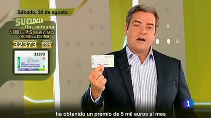 Sorteos ONCE - Sorteo ONCE - 30/08/14