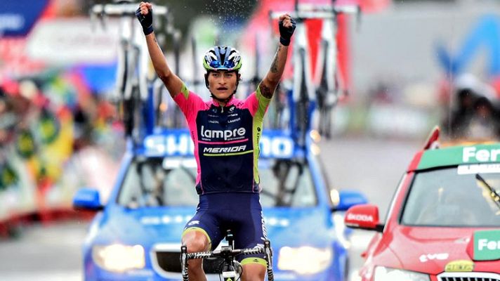 Vuelta ciclista a España - El colombiano Winner Anacona conquista Valdelinares, Quintana líder