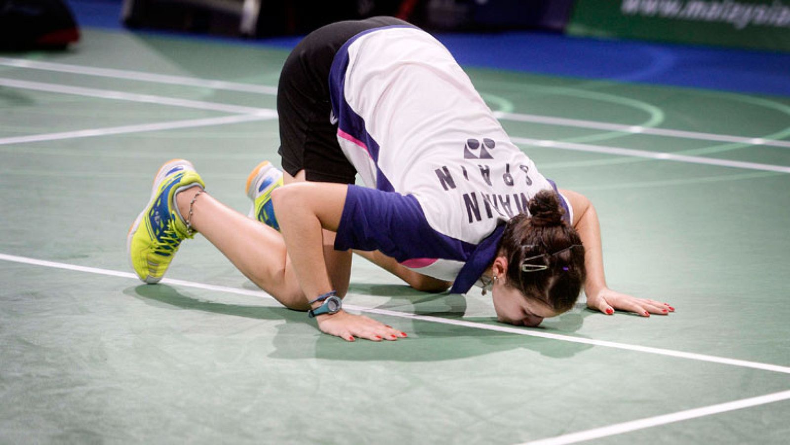 Huelva se vuelca con Carolina Marín | Ver