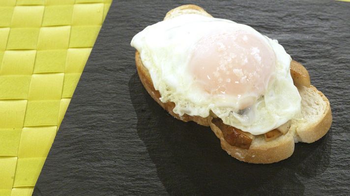 RTVE Cocina - Salteado de boletus con foie fresco y huevo de corral