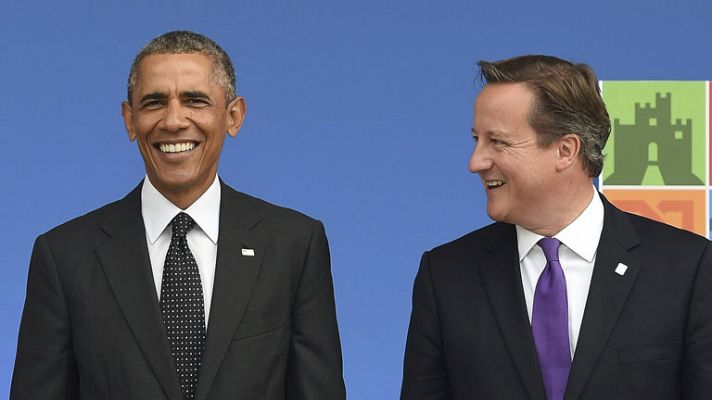 Telediario 1 - Obama y Cameron buscan aliados para derrotar al Estado Islám