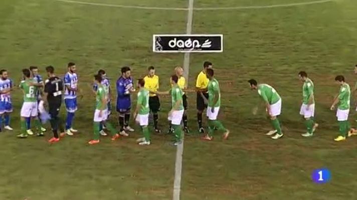 Telediario 1 - Gesta con siete jugadores del Villanovense