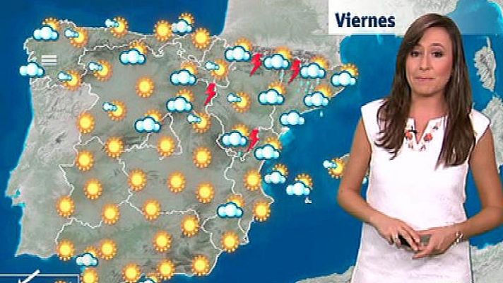 El tiempo - Altas temperaturas viernes y sábado, que bajarán el domingo