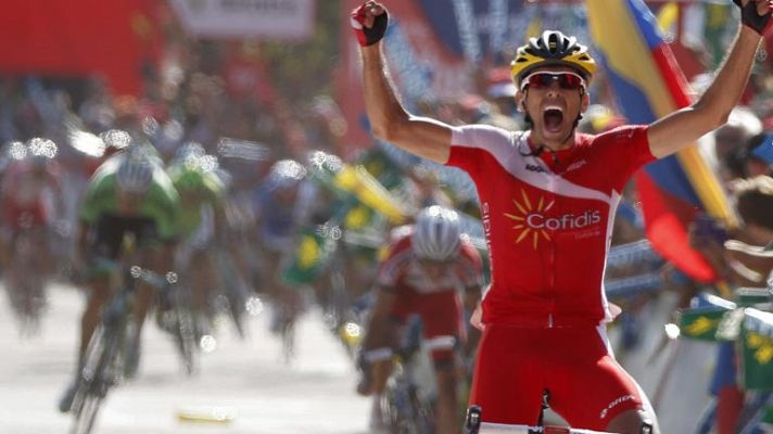Vuelta ciclista a España - Dani Navarro gana en Cabárceno