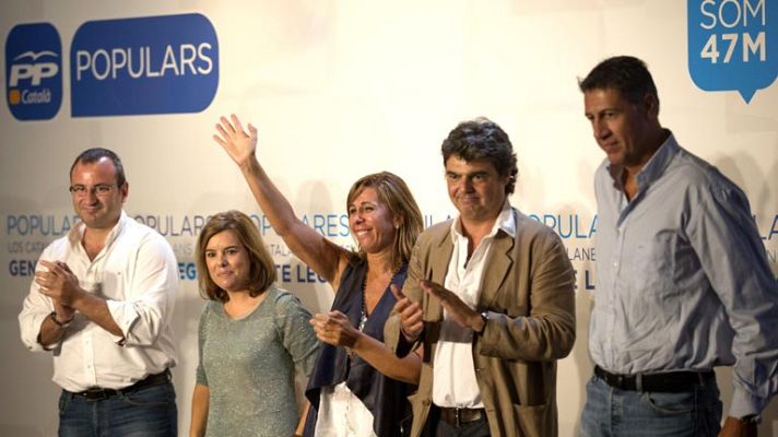 Telediario 1 - La vicepresidenta ha clausurado la conferencia política PPC