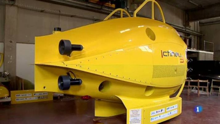 L'Informatiu - L'Ictineu 3, el submaró construït a Catalunya