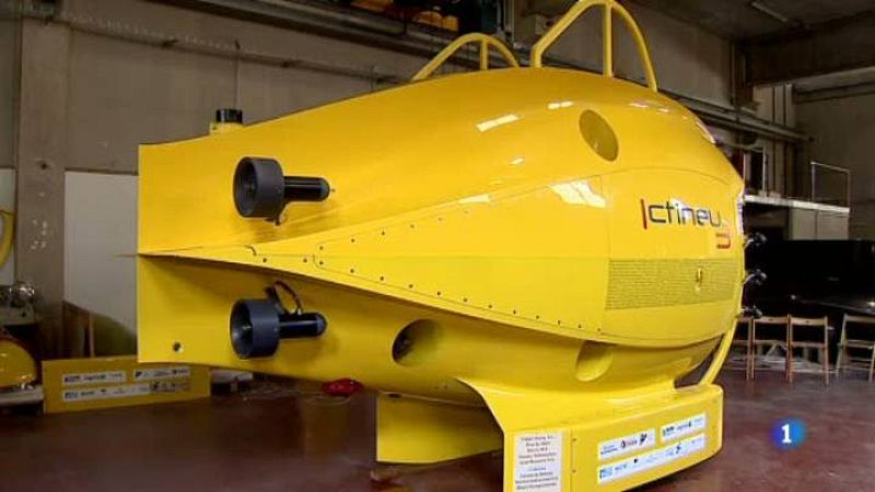 L'Ictineu 3, el submaró construït a Catalunya