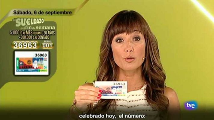 Sorteos ONCE - Sorteo ONCE - 06/09/14