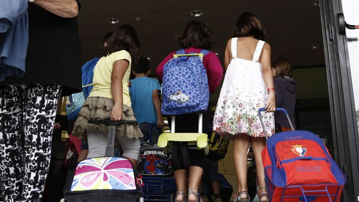 Telediario 1 - Primer curso escolar bajo la Lomce