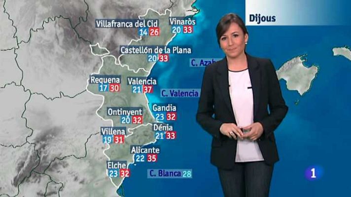 L'informatiu - Comunitat Valenciana - El tiempo en la Comunidad Valenciana - 10/09/14