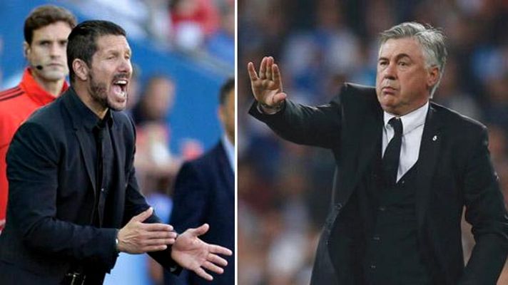 Telediario 1 - Ancelotti y Simeone afrontan el tercer derbi en menos de un mes