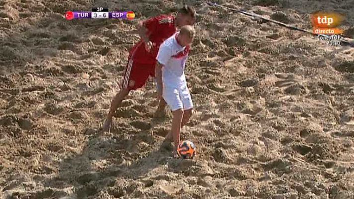Fútbol  Playa - Clas. Camp. del Mundo zona europea. 2ª Fase. España-Turquía