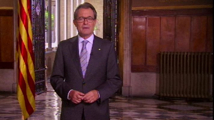  - Discurso institucional íntegro de Artur Mas en la Diada de 2014