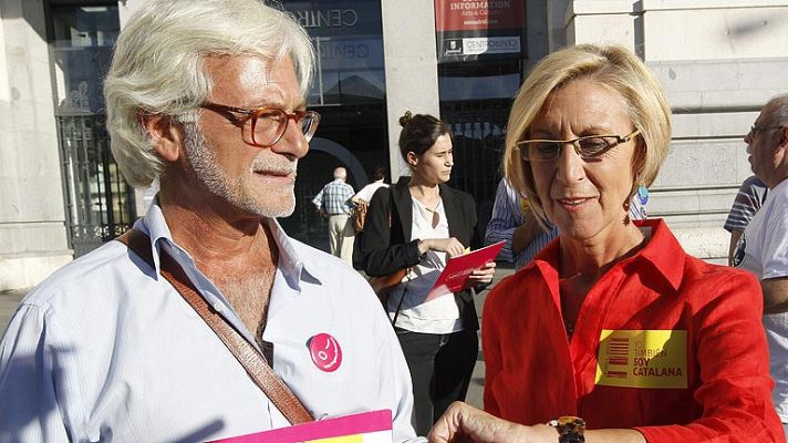 Telediario 1 - UPyD se concentra en toda España por la Diada