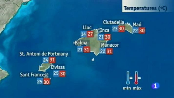 Informatiu Balear - El temps a les Illes Balears - 11/09/14