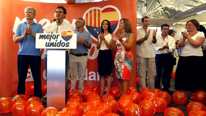 Telediario 1 - Mensaje de unidad de PP y Ciudadanos