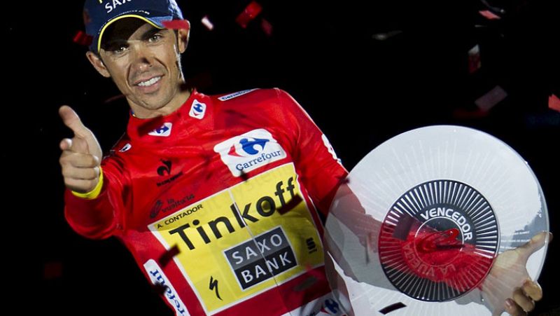 Contador, ganador de la Vuelta a España