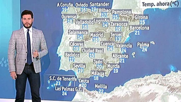 El tiempo - Lluvias en casi toda la Península