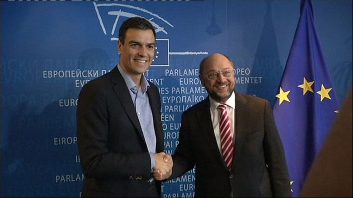 Telediario 1 - Pedro Sánchez se reúne con líderes europeos