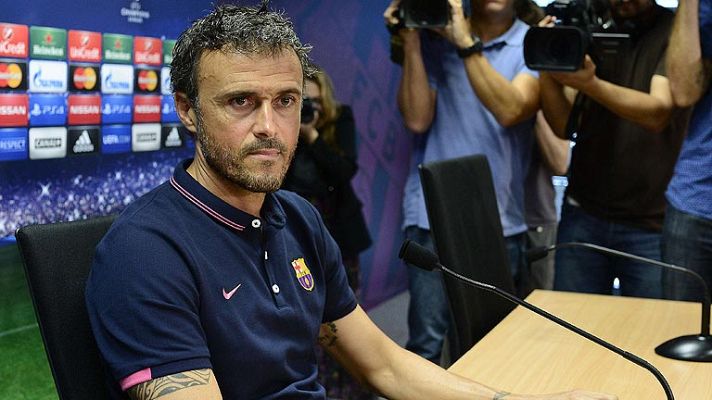 Telediario 1 - Luis Enrique espera debutar en Champions con una victoria