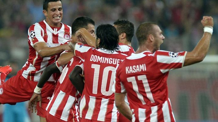 Champions League - Masuaku pone por delante al Olympiacos (1-0)