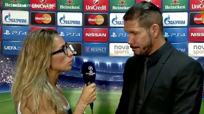 Champions League - Simeone: "Son tres buenos puntos para el rival y mucho trabajo para nosotros"