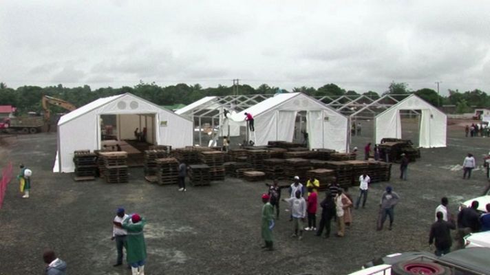 Telediario 1 - Brote de Ébola en África